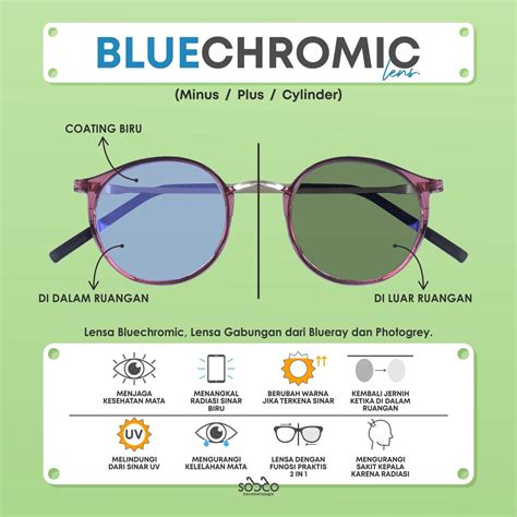 Jual Lensa Bluecromic Kombinasi Photogrey Dan Blueray Ukuran Netral Sampai 400 Shopee Indonesia