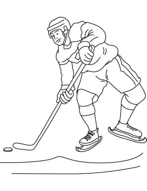 Ice Hockey Canada Coloring Page Download Free Ice Hockey Canada
