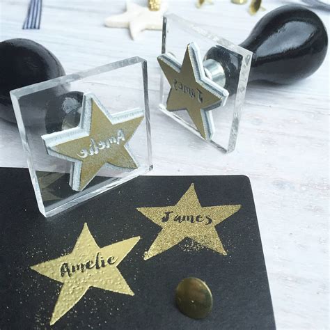 Personalised Little Star Stamp By Stomp Stamps
