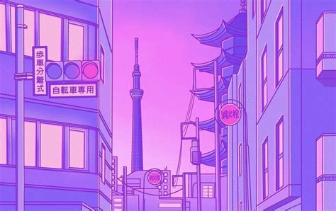 Aesthetic Anime Wallpapers Purple Anime Wallpaper Hd