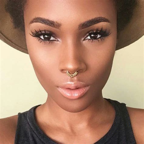 Black Women With Septum Piercing