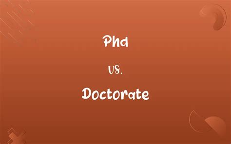 Phd Vs Doctorate Know The Difference