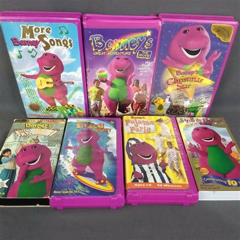 Lot Of Barney Vhs Tapes Barney And Friends Vintage Vrogue Co