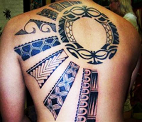 Stunning African Tribal Tattoo On Back
