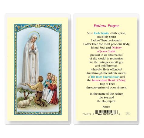 Fatima Prayer Divine Mercy T Shop