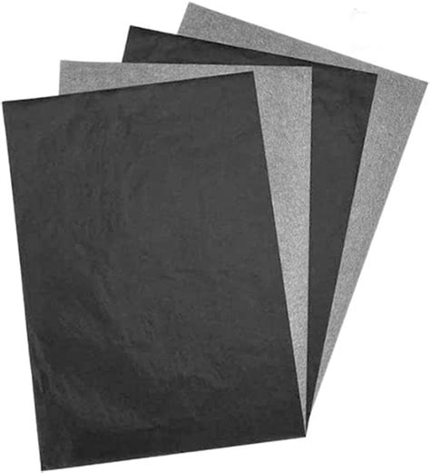 Paquete De 25 Piezas De Papel De Carbón De Grafito De Papel De Carbón