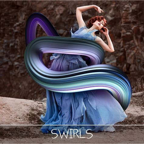 30 Swirl Overlays Photoshop Collection Master Bundles