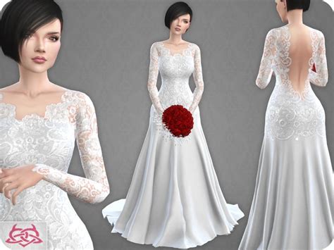 Wedding Dress 10 Original Mesh Sims 4 Mod Download Free