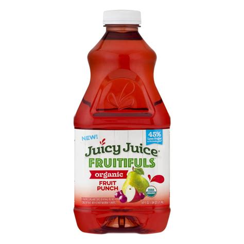 Juicy Juice Fruitifuls Organic Fruit Punch Juice 59 Fl Oz Walmart