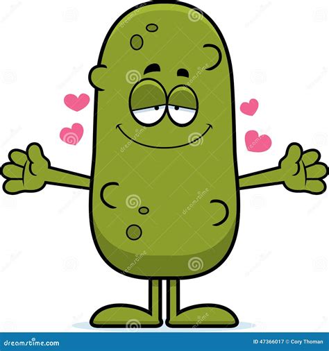 Cartoon Pickle Hug Stock Vector Illustration Of Graphic 47366017