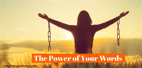 The Power Of Your Words Cathy Morenzie Christian Weight Loss Coach