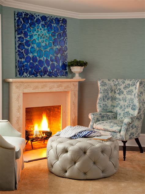 Country Eclectic Living Room New York By Amanda Nisbet Houzz