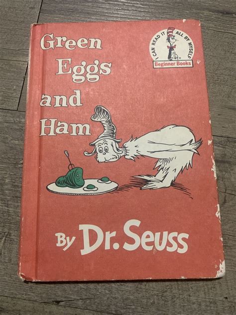mavin vintage green eggs and ham by dr seuss 1960 book club 1st edition hardcover a2