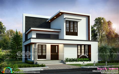 Catalog backgrounds house floor plans explanations mode. Simple modern 4 bedroom 1992 sq-ft house design - Kerala ...