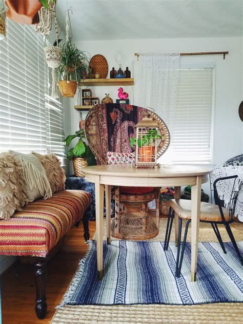 Impromptu Eclectic Bohemian Dining Space A Designer At Home