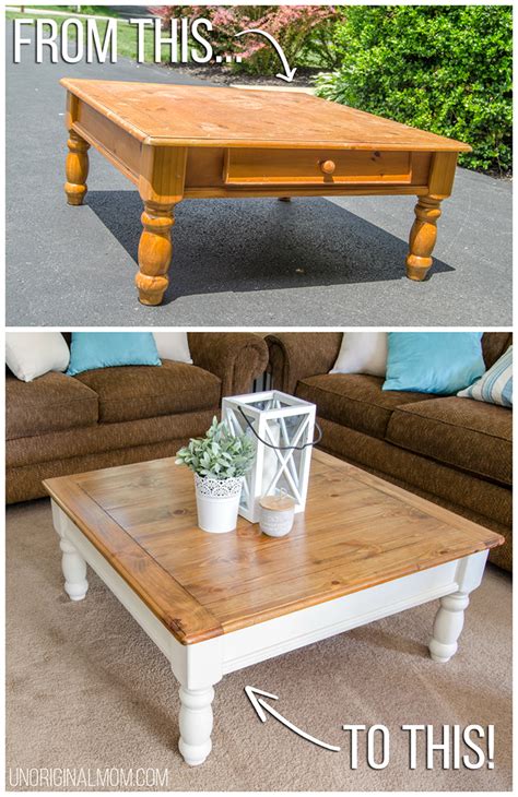 Hope you all find this tutorial helpful and informative. Farmhouse Coffee Table Makeover - unOriginal Mom