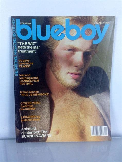 Vintage 1978 Blueboy Magazine Fear And Loathing Cannes Film Festival