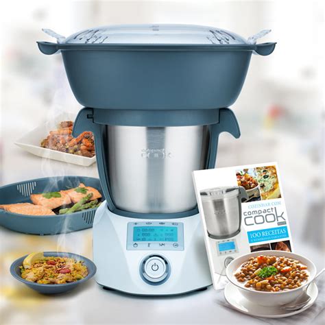Acontece que não as consigo fazer porque a máquina fica em esforço e a cheirar a queimado. ROBOT DE COZINHA "COMPACT COOK Deluxe" | Galeria