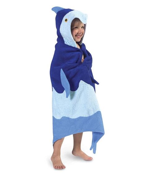 Look At This Blue Dolphin Hooded Towel On Zulily Today