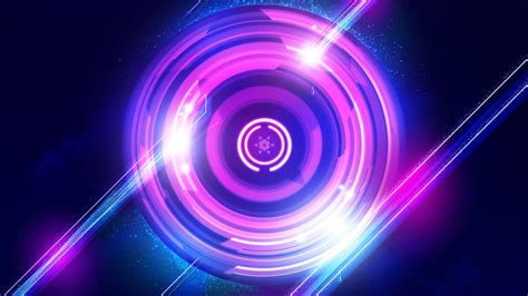 Purple Circles With White Lighting Hd Purple Wallpapers Hd Wallpapers