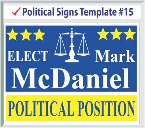 Free Political Sign Templates