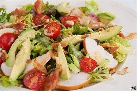 Carolines blog Salade van gerookte kipfilet en avocado met mosterd