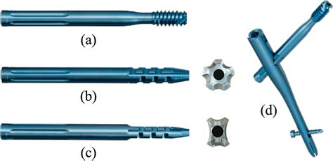 A Lag Screw Component B Conventional Blade Component Showing Its