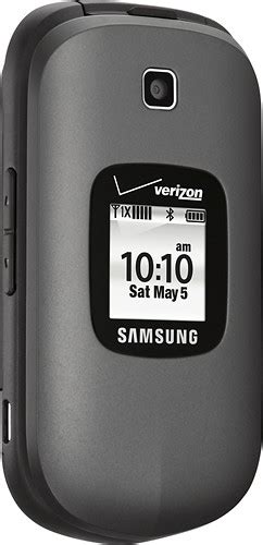 Best Buy Samsung Gusto 2 Cell Phone Gray Verizon Wireless Schu365hav