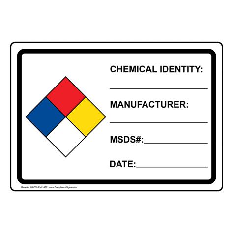 You can start editing and designing a label with your own creativity. Hazardous Material (Hazmat), SDS / MSDS and Right to Know Signs