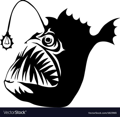 Angler Fish Svg 136 Dxf Include