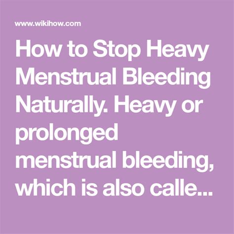 How To Stop Heavy Menstrual Bleeding Can Natural Remedies Help Heavy Menstrual Bleeding