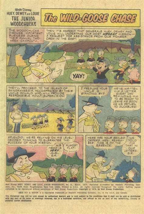 Read Online Huey Dewey And Louie Junior Woodchucks Comic Issue 31