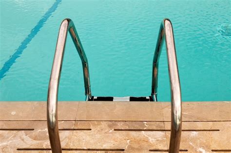 Premium Photo Swimming Pool With Stair At Hotel