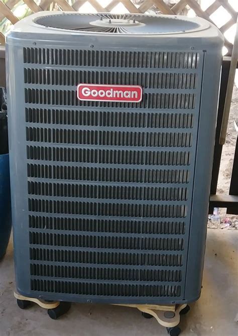 All furnaces (1) air conditioners (2) air handlers (33) dehumidifiers (0) electric heaters (1) fans & ventilators (15) heat pumps (2) heat strips (7) miscellaneous (5) thermostats (32). Goodman Air Conditioner 5 ton for Sale in Phoenix, AZ ...