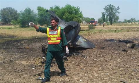 Asian Defence News Pakistan Air Force Jet Crashes While On Routine