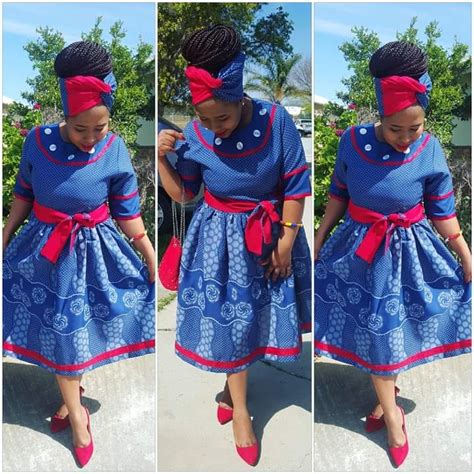 Latest Shweshwe Tswana Traditional Attire And Dresses For Wedding