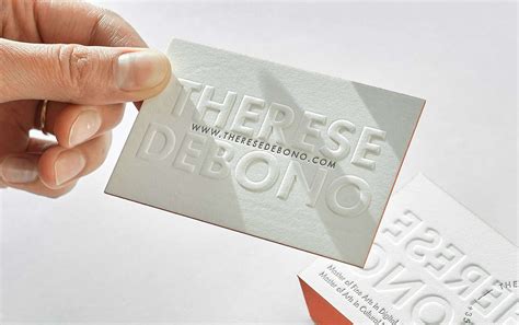 Emboss 4 Simple Ideas To Make Your Business Cards Look Exceptional