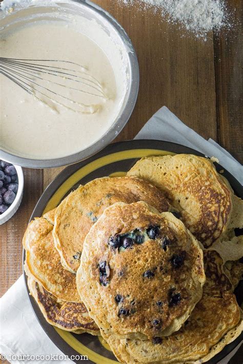 Blueberry Buttermilk Pancakes Four To Cook For