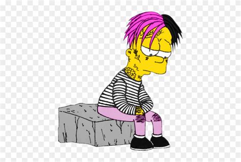 Bart Drawing Sad Memezasf Supreme Simpsons Thesimpsons Bart Simpson Sad Png Clipart 4936492