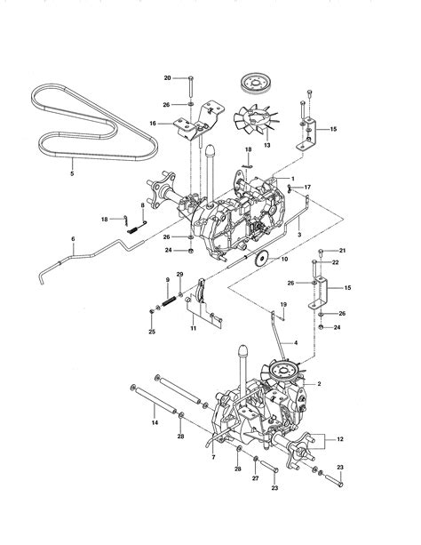 Husqvarna Zero Turn Mower Parts Schematic