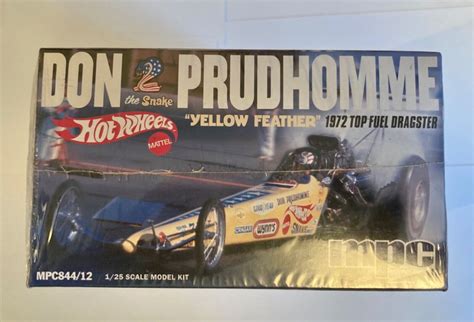Mpc Don Prudhomme Hot Wheels Yellow Feather 1972 Top Fuel Dragster