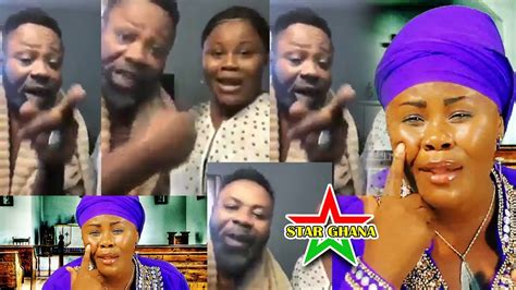 Anita Afriyies Father Fghts Her On Her Live Video Download Ghana Movies