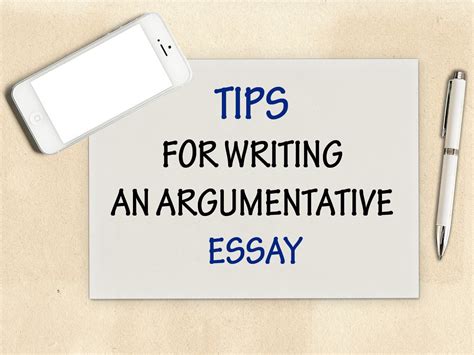 Tips For Writing An Argumentative Essay Papers