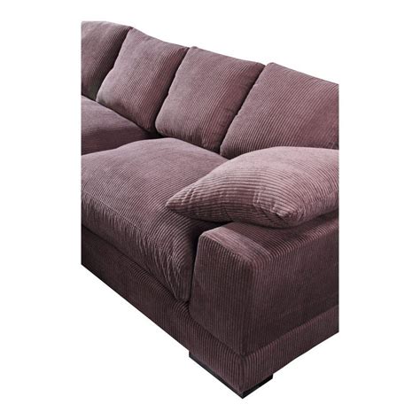 Corduroy Sectional Couch Plunge Sofa For Living Room City Home