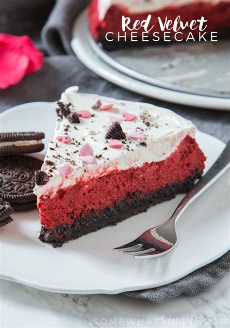 Red Velvet Oreo Cheesecake Amazing Recipe Somewhat Simple