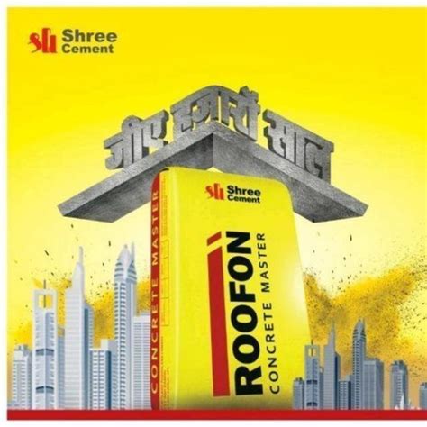 Shree Roofon Concrete Master Cement At Rs 340bag Shree Ultra Cement