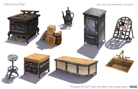 Sims 4 Concept Art By Jocelyn Liang 150 Escape The Level