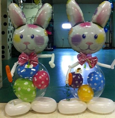 Stuffed Easter Bunny Balloons Nice T Idea Easter Balloon Decor Holiday Balloons Balloon