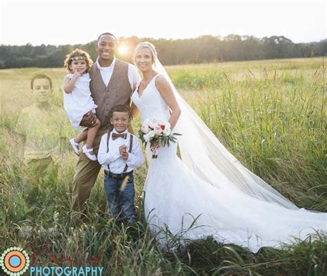 A Woman Photoshopped Wedding Photos To Include Her Dead Son