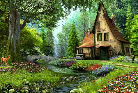 House Forest Wallpapers Top Free House Forest Backgrounds